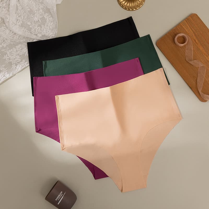 AliExpress EU Size Seamless Panties Women Soft Comfortable Triangle Panties Sport Breathable Women's Panties