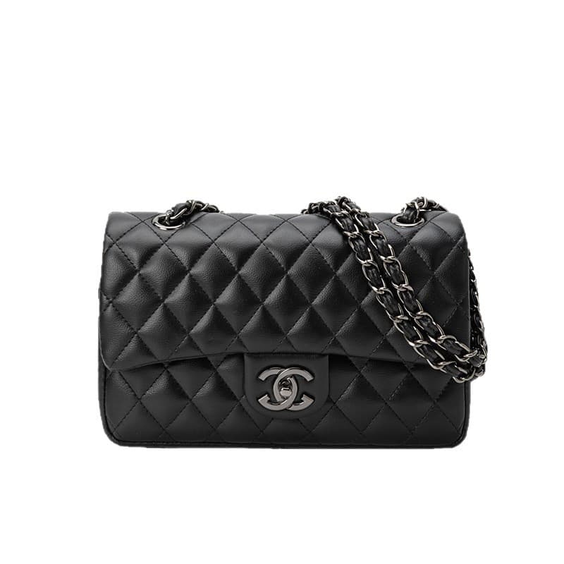 Premium Fashion Genuine Leather Handbag for Women 2025 Spring New Small Fragrance Style Diamond Quilted Chain Bag Shoulder Crossbody Mini Square Bag