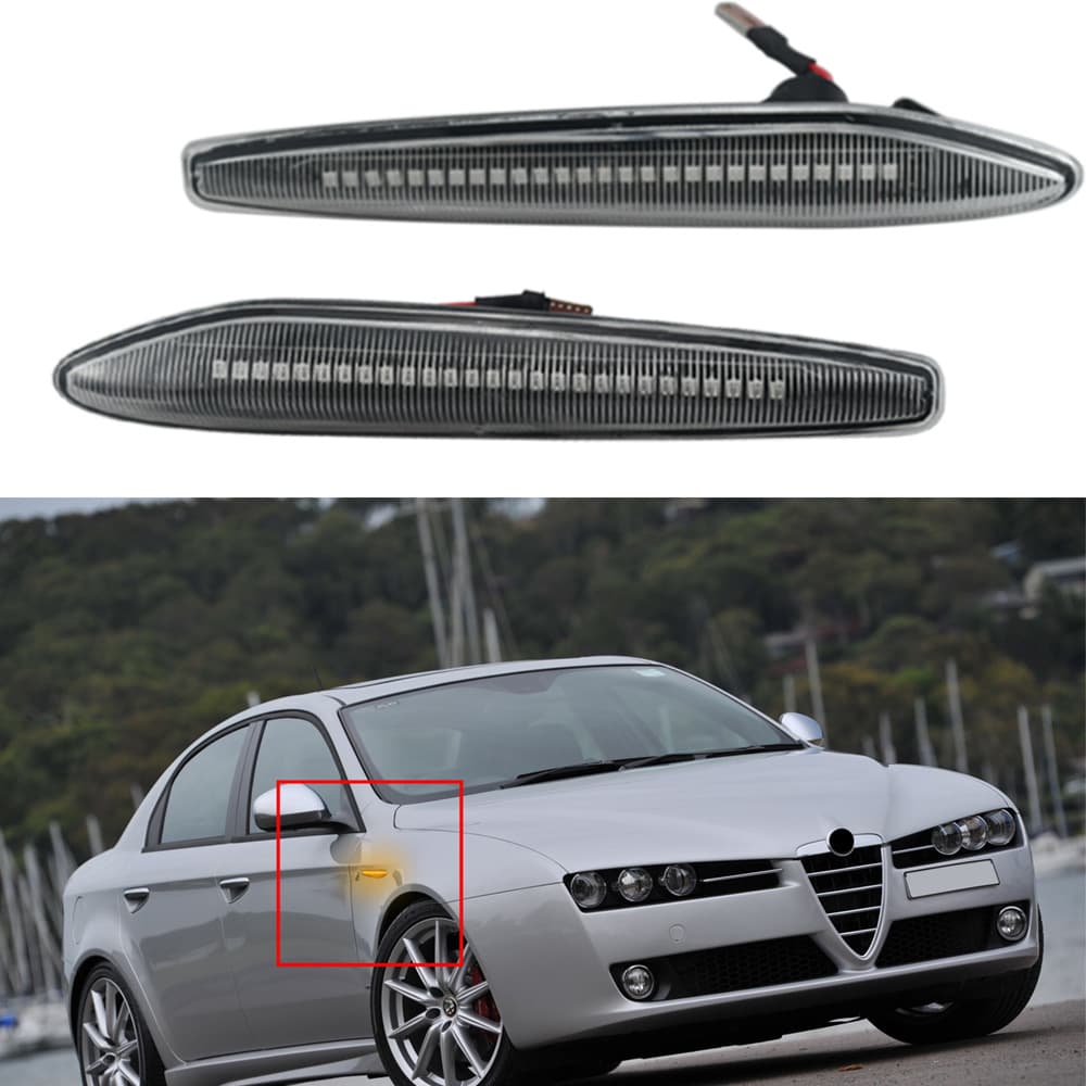 Sequential LED Fender Side Light for Alfa Romeo 159 typ 939 Boera typ 939