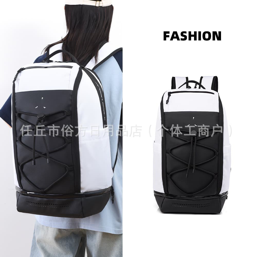 Large Capacity Outdoor Travel Sports Backpack with Wet-Dry Separation and Independent Shoe Compartment, Fitness Backpack for Middle and High School Students