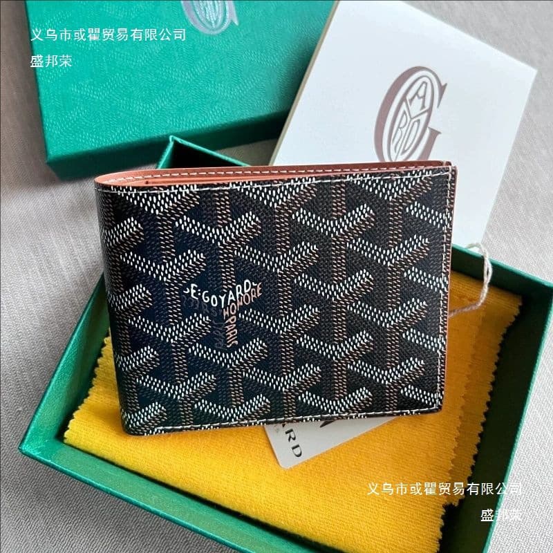 Goyard Wallet Card Holder Goyard Men's and Women's European and American Fashion Wallet Durable Zipper Style
