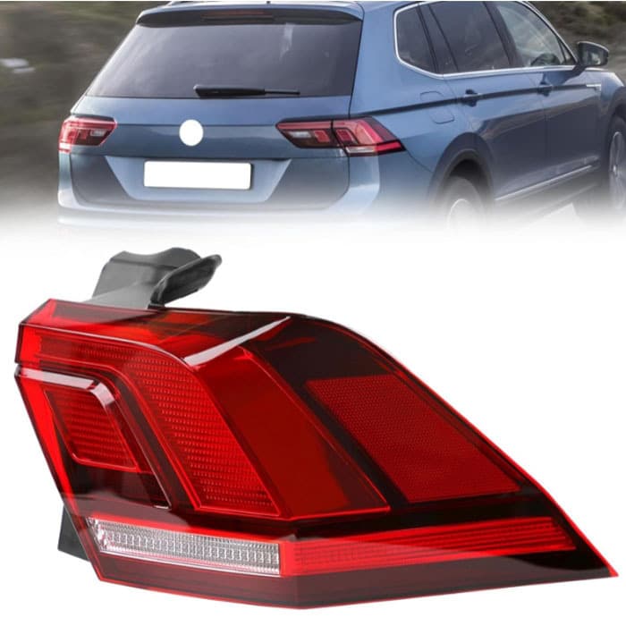 Suitable for 17-23 Models of Volkswagen New Tiguan L Rear Tail Light Semi-Assembly, Left and Right Reversing Turn Signal Covers, Tiguan L Cover