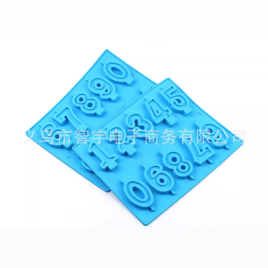 Cross-border Manufacturer Silicone Cake Mold Large Number Ice Mold Pudding DIY Chocolate Mold Baking Decoration Tool