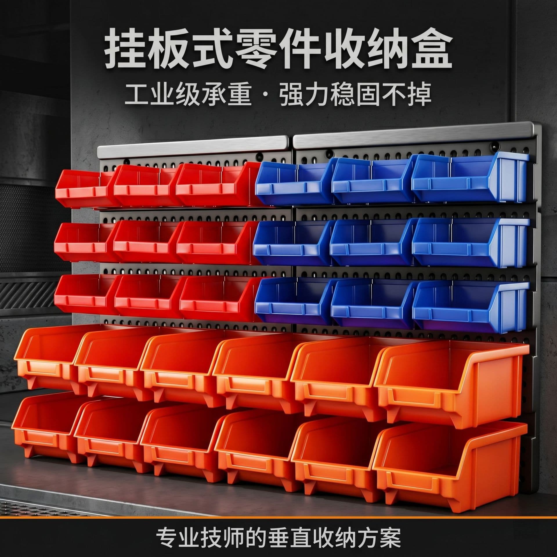 Amazon Hot Selling Tool Pegboard Box ABS Pegboard Plastic Safety Pegboard Hardware Tool Accessories Storage