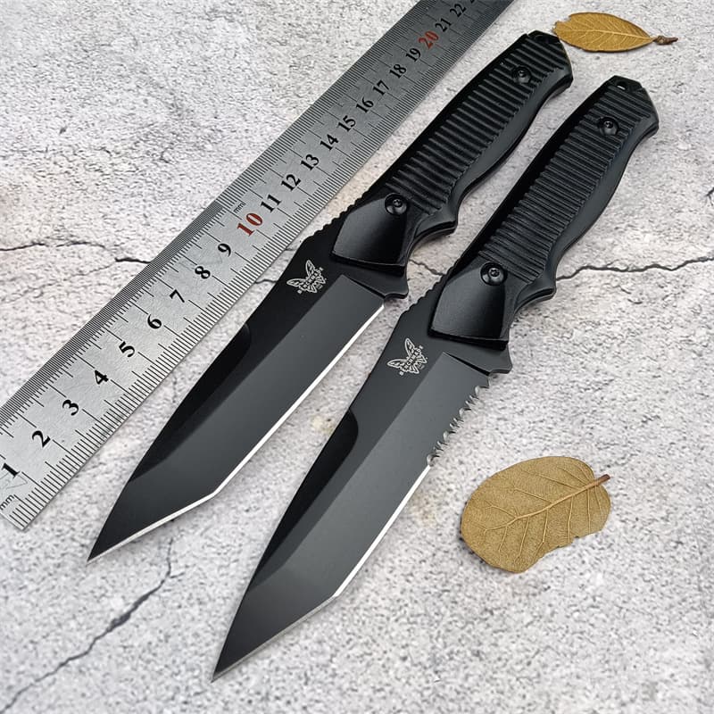 Butterfly BM140BK Tiger Hunter High Hardness Full Tang Fixed Blade Knife Outdoor Camping Hiking Wilderness Portable Sharp Knife