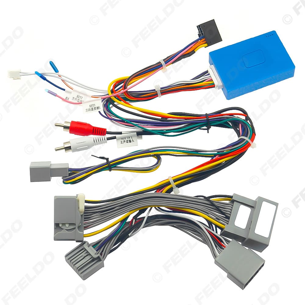 Power Cord and Protocol Box for 08-13 Honda 8th Generation Accord Android Large Screen Navigation Modification