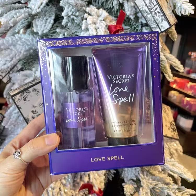 Cross-border Victoria's Secret Mini Fragrance Body Set Long-lasting Moisturizing Nourishing Lotion 125ml + Mist 125ml
