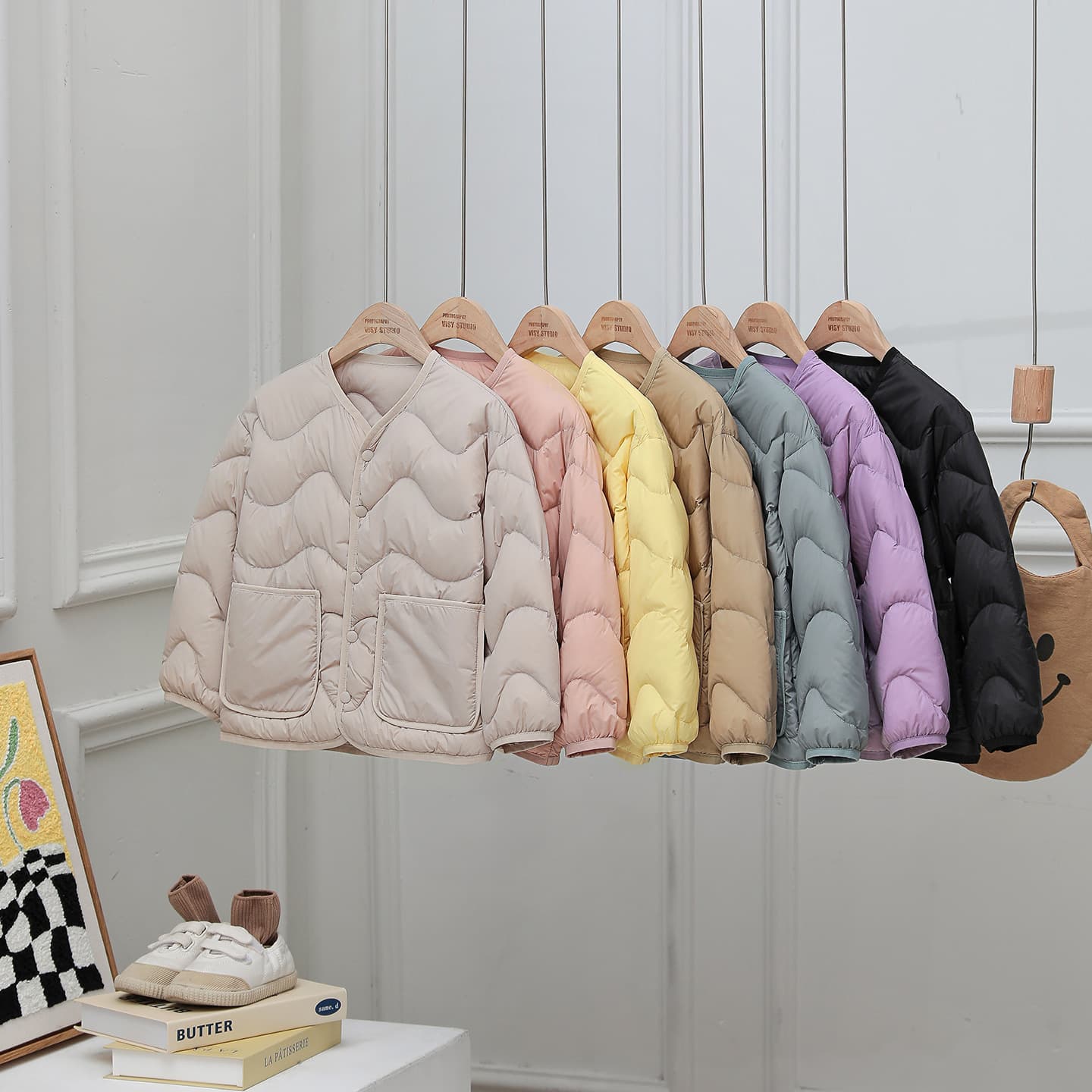New National Standard 90% Down Content Children's Duck Down Jacket Inner Layer Long Sleeve School Uniform Essential Layering Vest Unisex Style
