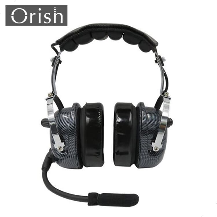 Aviation noise-cancelling headphones racing helicopter noise-cancelling headphones head-mounted suitable for Baofeng Motorola walkie-talkie