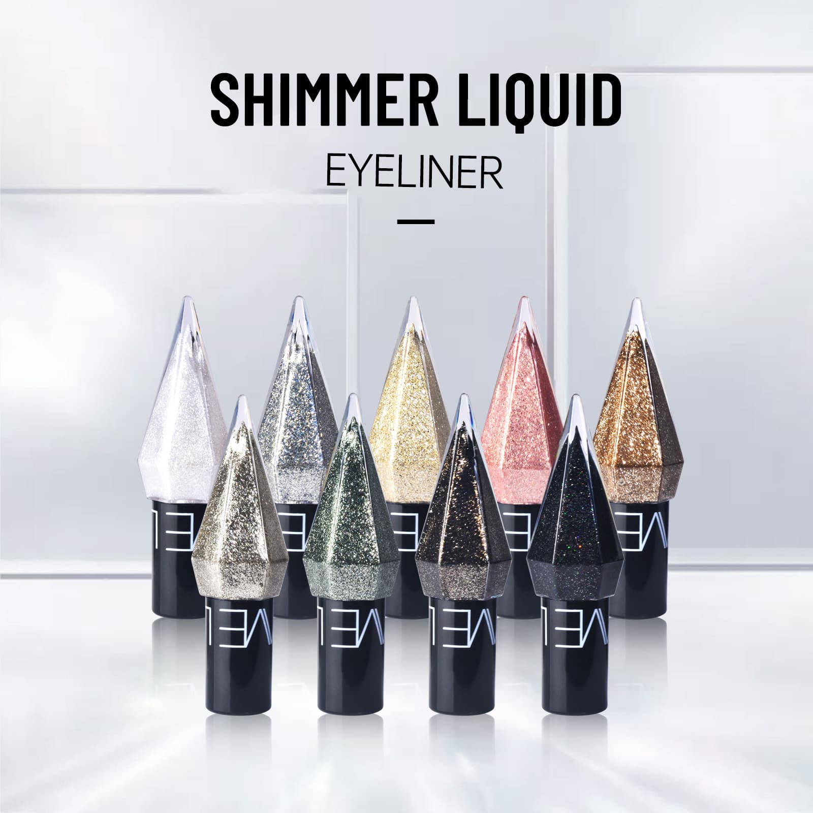 Cross-border Eyeliner Liquid Single Bulk Eyeliner Glitter Shimmer Diamond Eyeliner Eyeshadow
