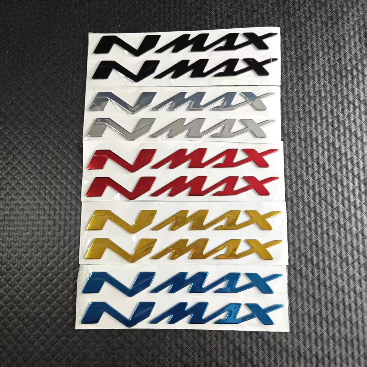 For Yamaha NMAX Logo Emblem Cover Decoration 3D Sticker Body Decoration Side Letter Decal