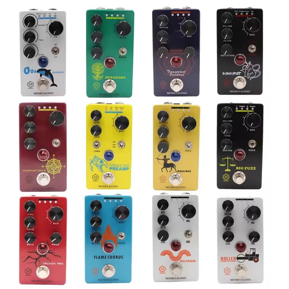 MOSKYAUDIO M Series Multiple Guitar Pedal Effects