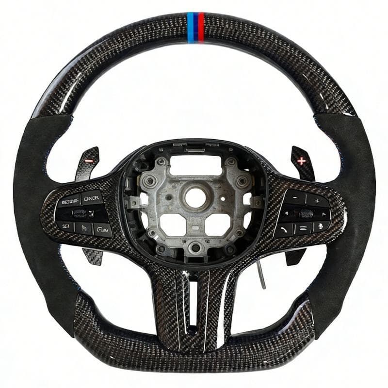 For BMW F10 F15 F31 F40 X3 E83 X5 450i High-Performance Carbon Fiber Steering Wheel