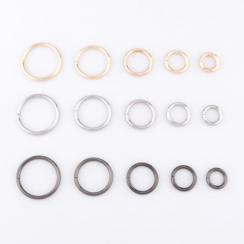 Ring Buckle O-Shape Open Metal Ring for Luggage Accessories, Clothing Accessories, Phone Metal Circle