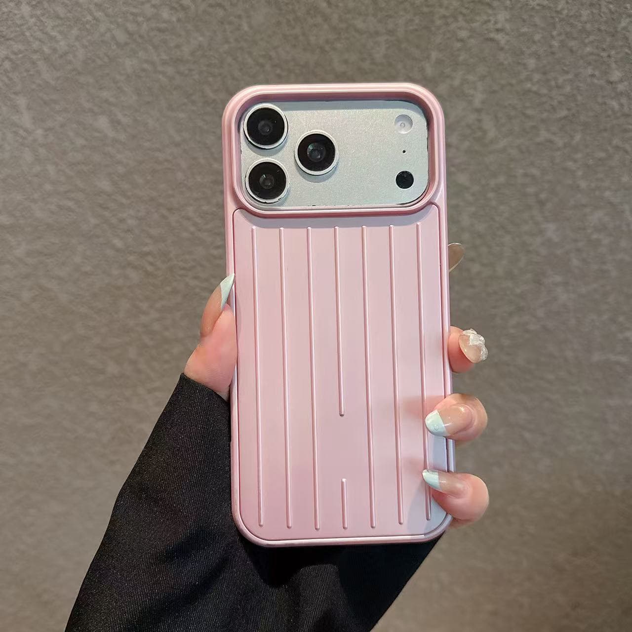 Case for iPhone 18 Pro Max, Metal Stripe Large Cutout, Premium Feel, Apple 17 Shockproof 16 Protective Cover