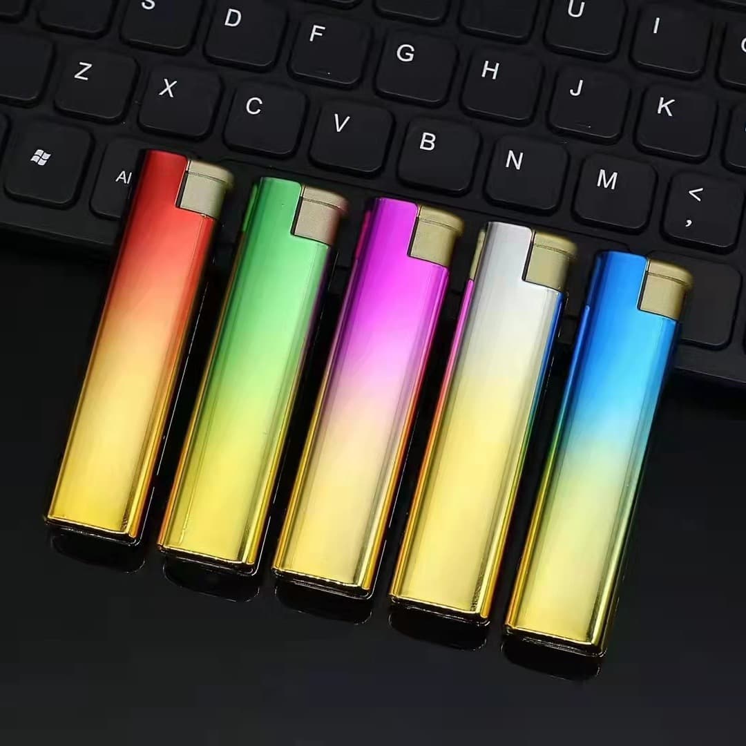 Thickened Metal Shell Lighter Explosion-Proof Windproof Lighter for Supermarket, Small Shop Retail and Wholesale