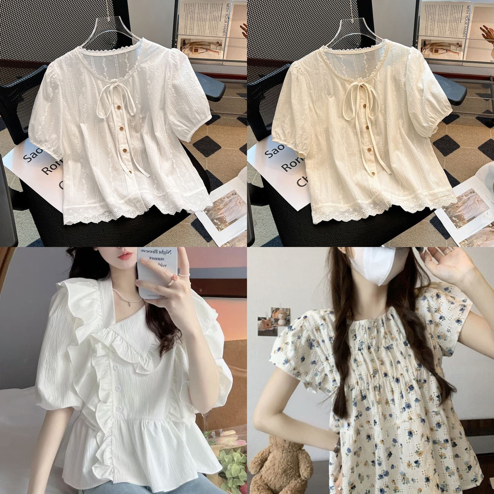Wholesale Women's Shirts French Style Sports T-Shirt Short Sleeve Blouse Women's Summer Top