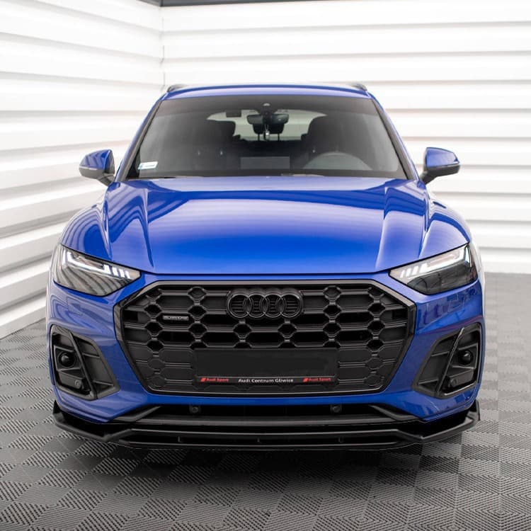 Front Lip Front Bumper Spoiler Guard Decoration Accessories for 2019-2024 Audi Q5L Modification