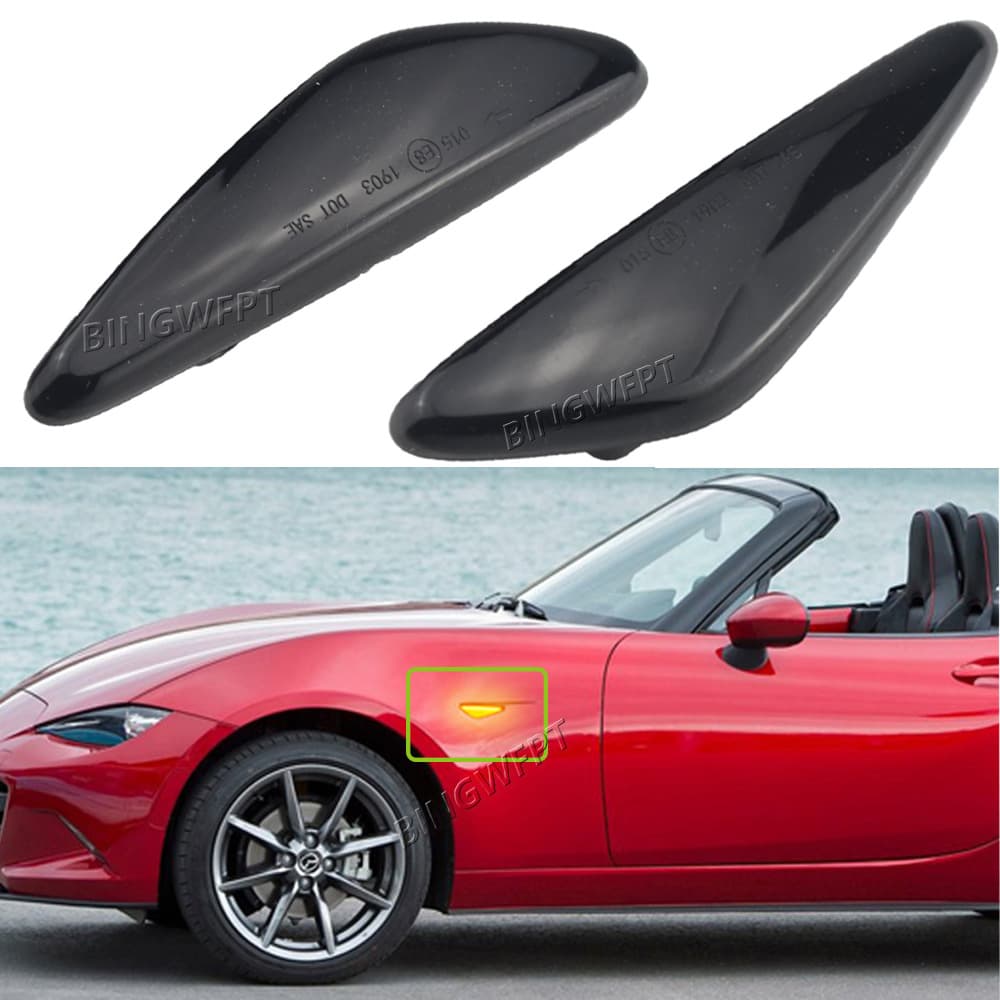 Dynamic LED Flowing Light Side Marker for Fiat 124 Spider, Mazda 6 GH, Mazda 5 CW, RX-8