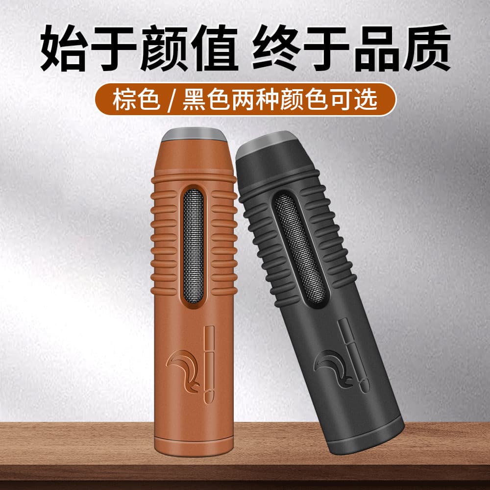Car-mounted anti-ash drop cigarette holder, portable mini ashtray that does not drop ash, smoking artifact, portable lazy ash holder