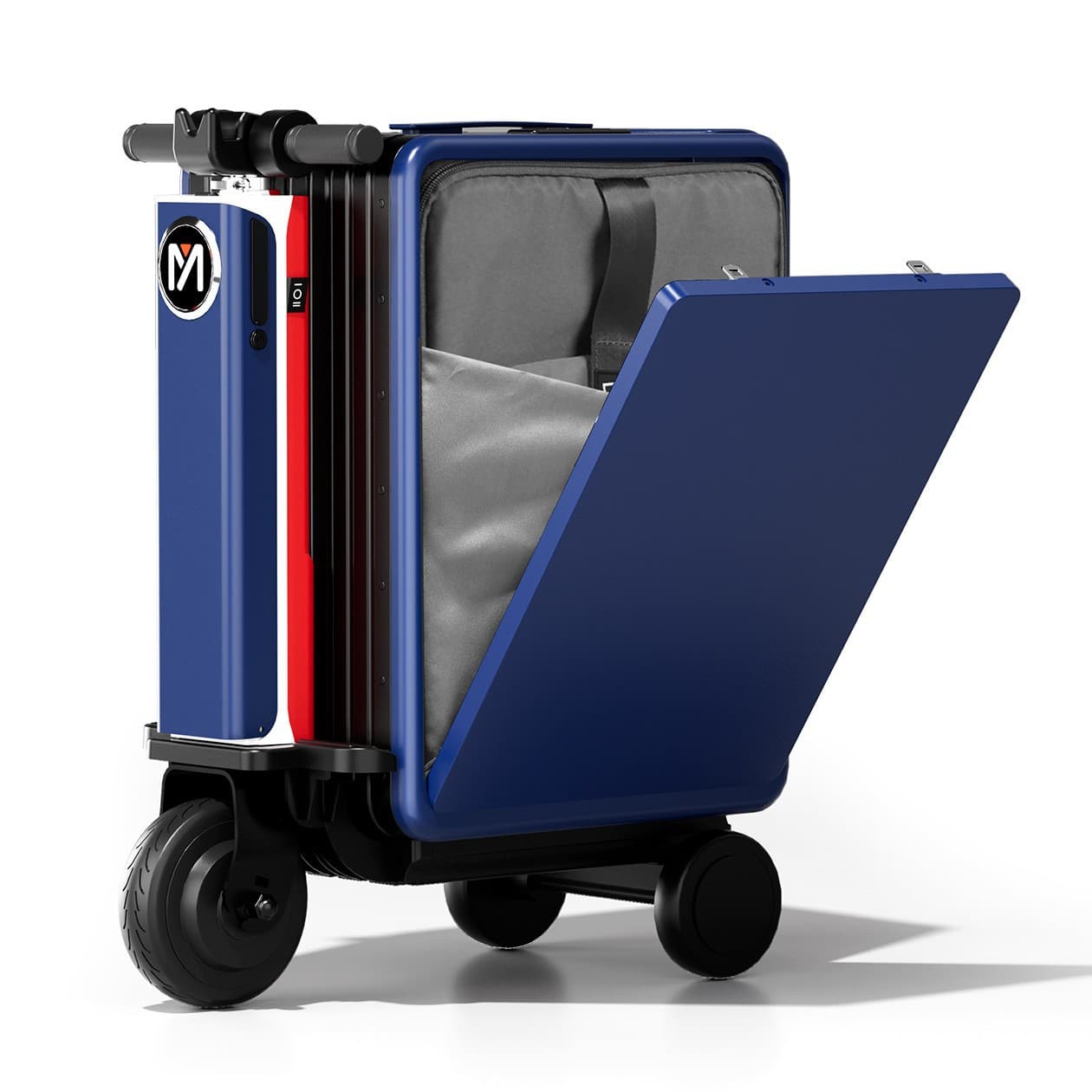 Ready-made electric suitcase that can be carried on the plane 20-inch free checked travel trolley case for boys and girls, convenient boarding case