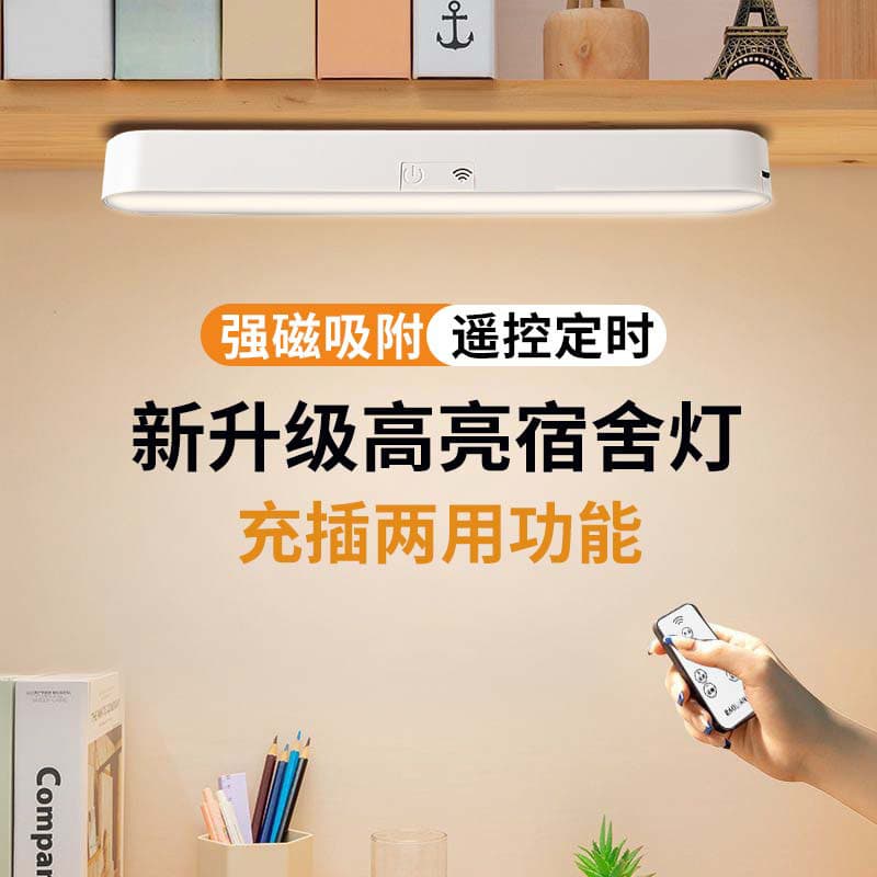 Cross-border factory desk lamp LED magnetic cool light dormitory student school eye protection small night light desk makeup lamp