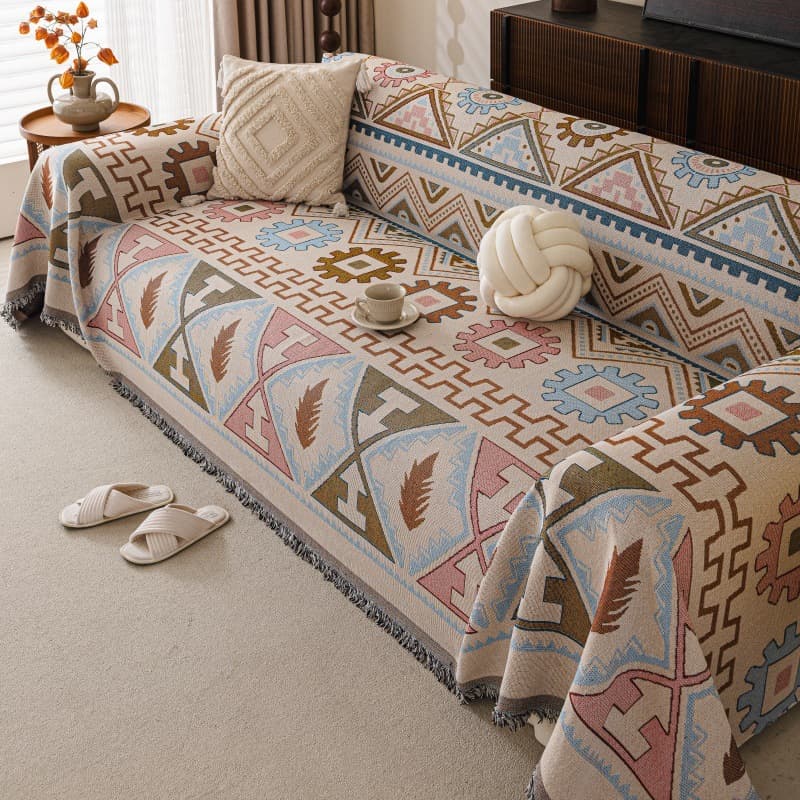 New Cross-Border Vintage Chenille Four-Season Universal Sofa Cover, High-End Anti-Cat Claw Full-Cover Sofa Throw