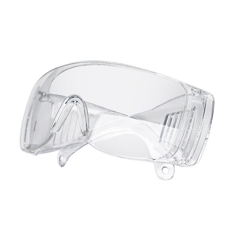 Safety Goggles Protective Eyewear Dustproof Anti-Splash Windproof Flat Lens Transparent Unisex