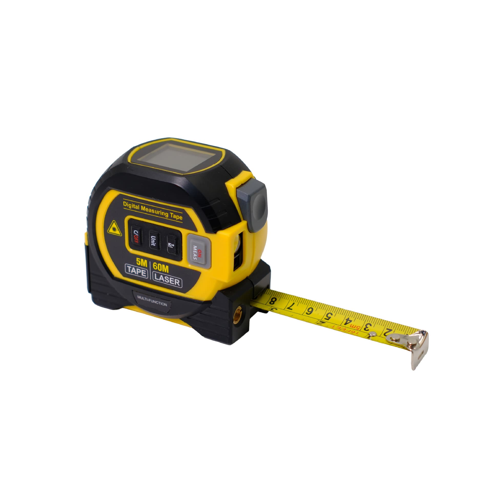 3-in-1 Laser Distance Measurer 5M Steel Tape Infrared Measurement 40M/60M Optional Cross-Line Room Measuring Device Export Model