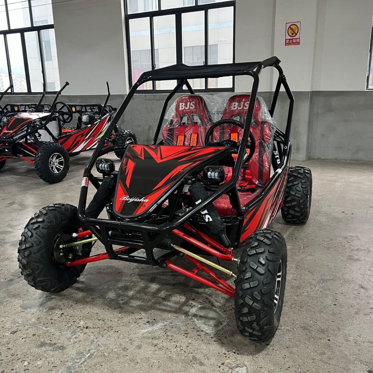72V 5000W 120Ah Two-Seater Electric Go-Kart UTV All-Terrain Vehicle Off-Road Quad Bike Lithium Battery