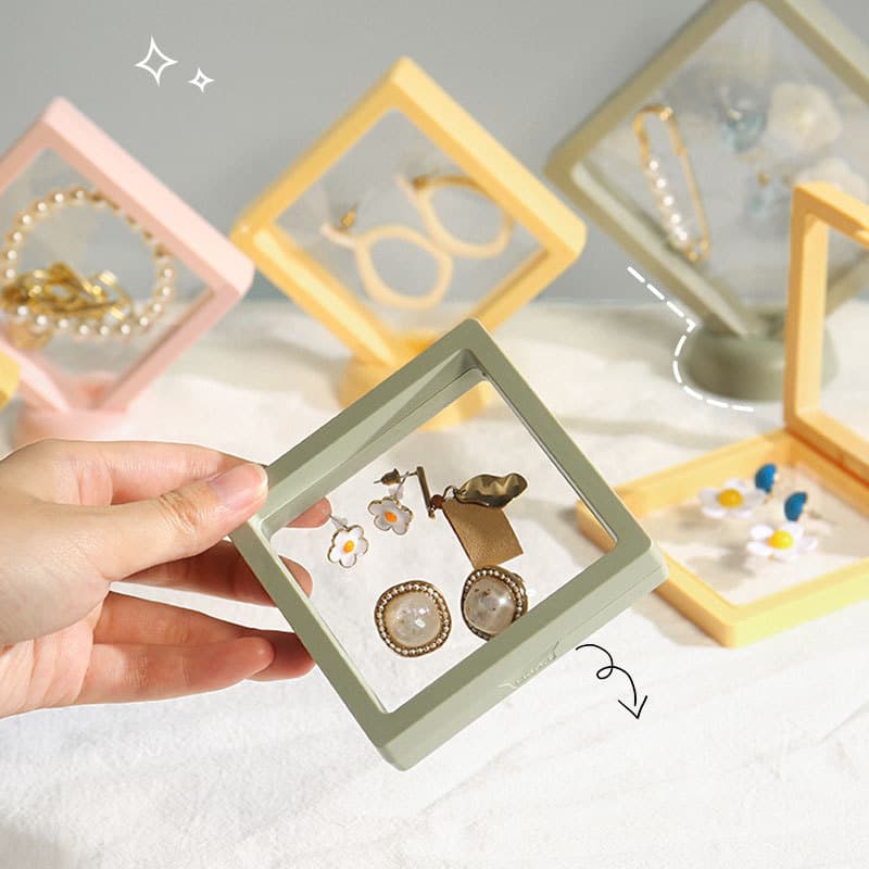 Full size jewelry pe transparent storage film box bracelet jewelry dust box earrings necklace display film packaging box