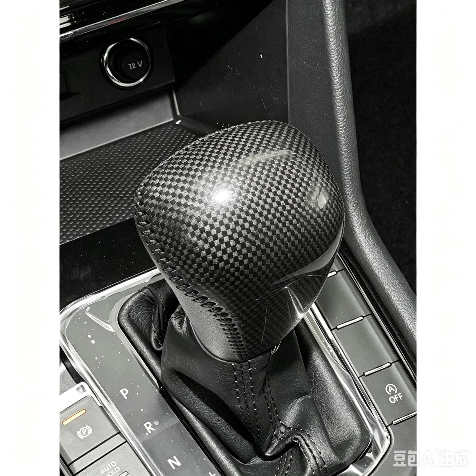 New 17-19-21 Tiguan L Tuang gear handle cover Huiang gear handle cover Tuang X Weiran cowhide gear cover