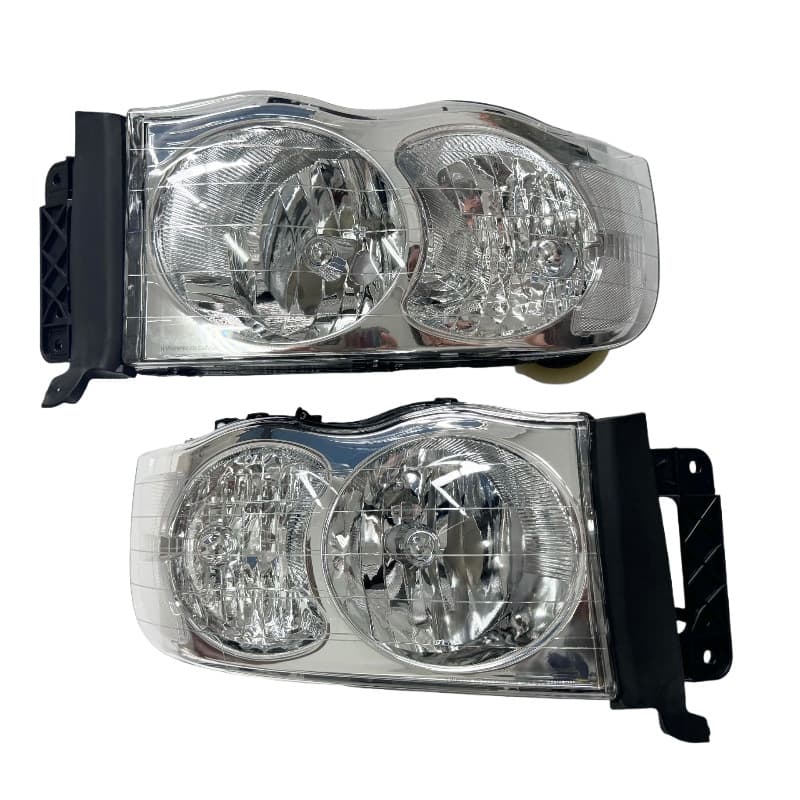 Compatible with 2002-2005 Dodge Ram 1500 2500 Headlights Halogen Version