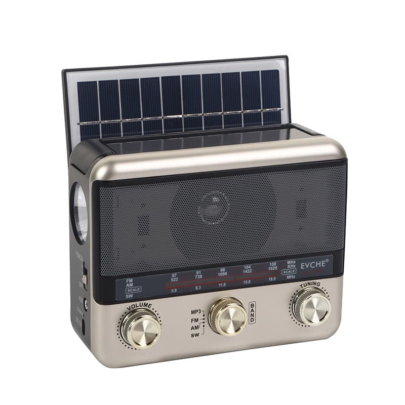 Multi-Function Solar Radio Retro Full-Band Vintage Card Radio Cross-Border Vintage Radio Wholesale