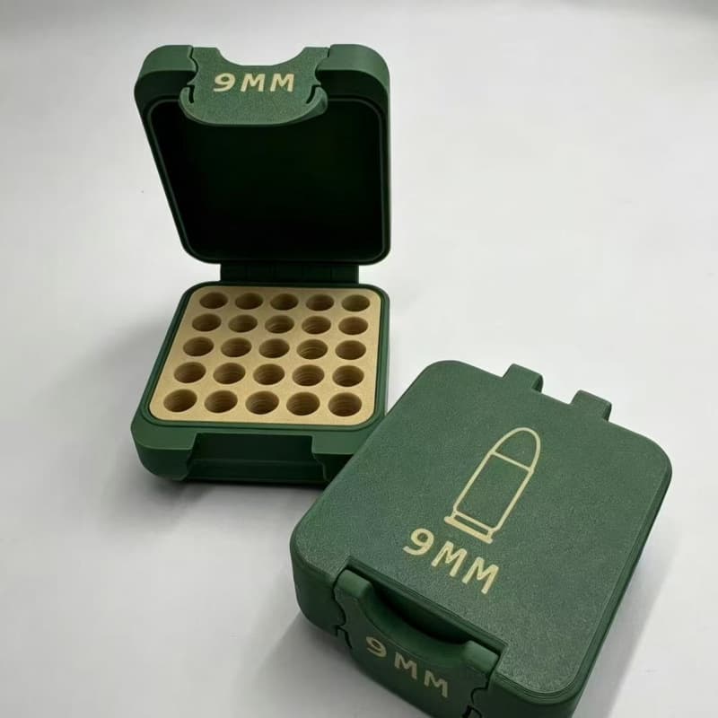 3D Printed Ammo Storage Boxes Mini 9MM Ammo Case Mini Box
