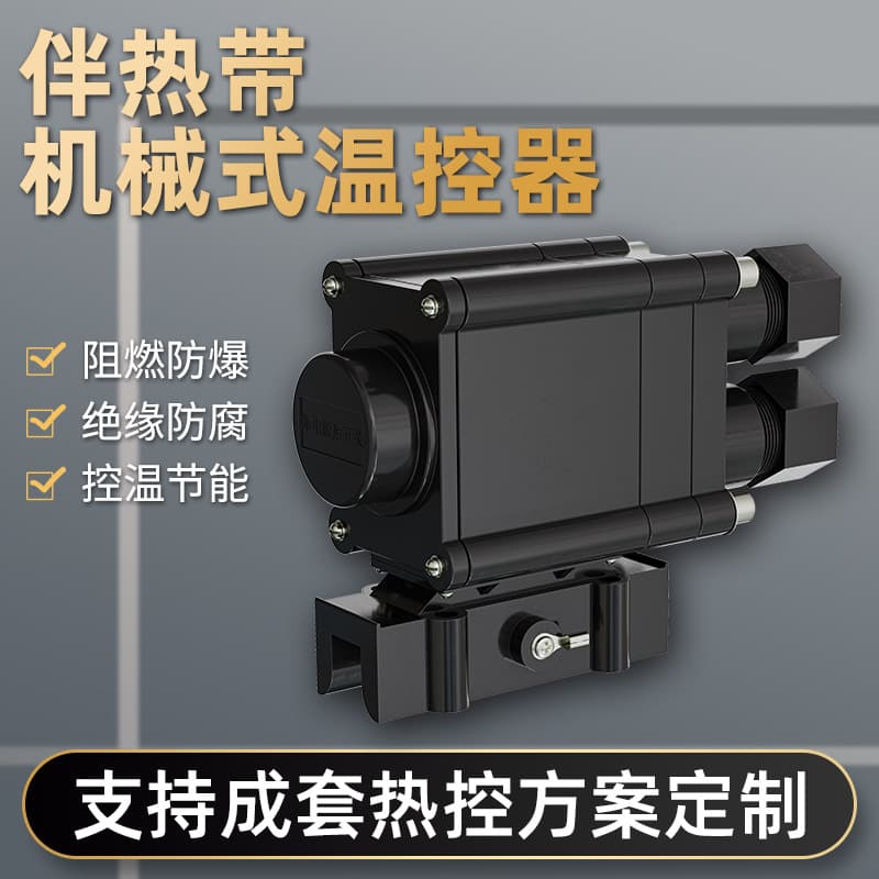 Heat Tracing Mechanical Thermostat Heating Tape Heat Tracing Accessories Explosion-Proof Thermostat Two-Way T-Junction End Manufacturer