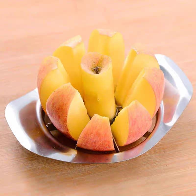Factory direct sales stainless steel apple slicing, pitting and dividing artifact kitchen household gadget fruit cutter