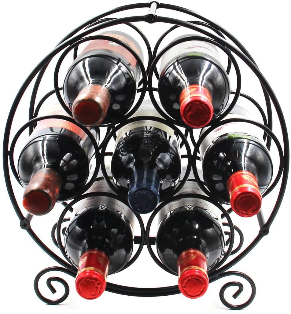 Cross-Border Metal Wrought Iron Red Wine Rack, Disassemblable Wine Bottle Stand, European Hotel and Home Decor Wine Rack Ornament