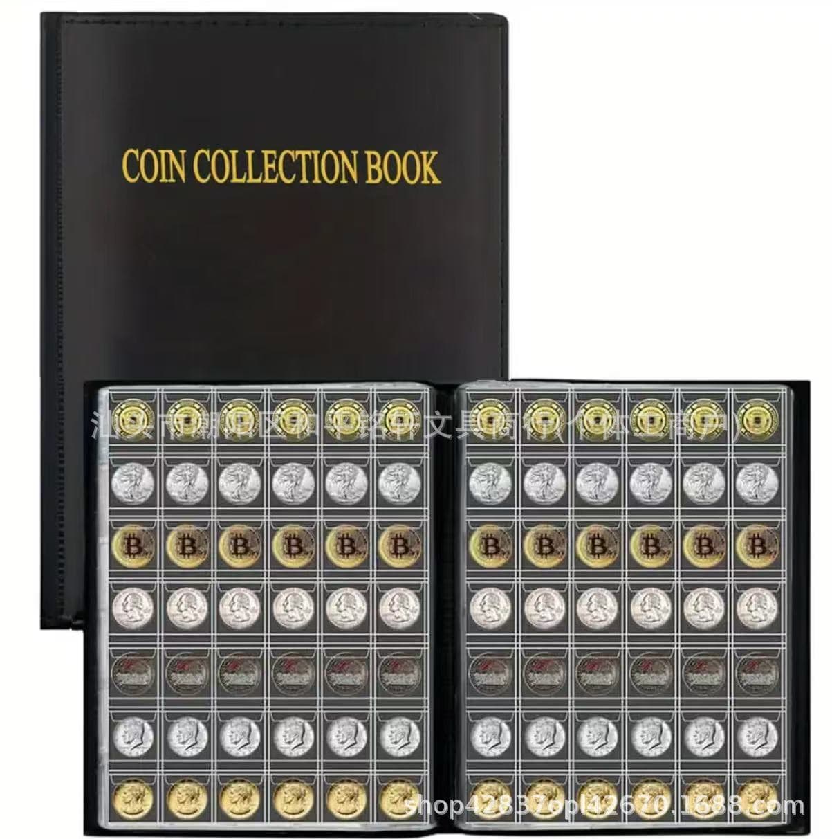 Cross-border supply coin collection book 420 ancient coins coin clip coin collection book commemorative coin storage book