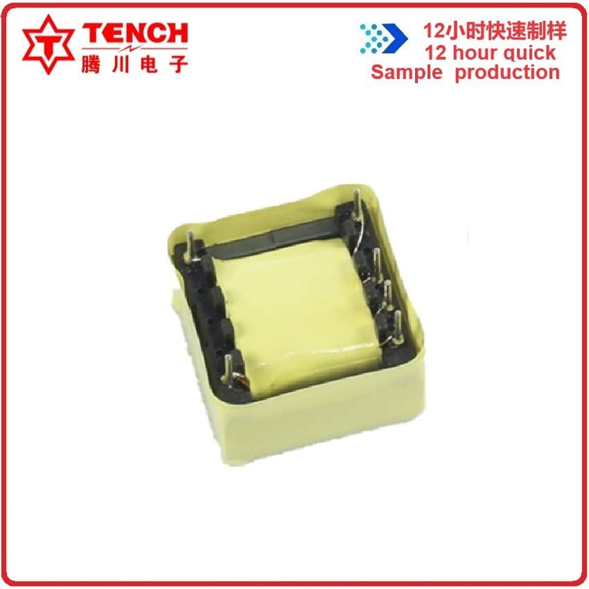 Tengchuan EFD20 Horizontal 5+5 USB Fast Charger 5V2.1A High-Frequency Transformer Safety Standard Flying Wires 12V1A