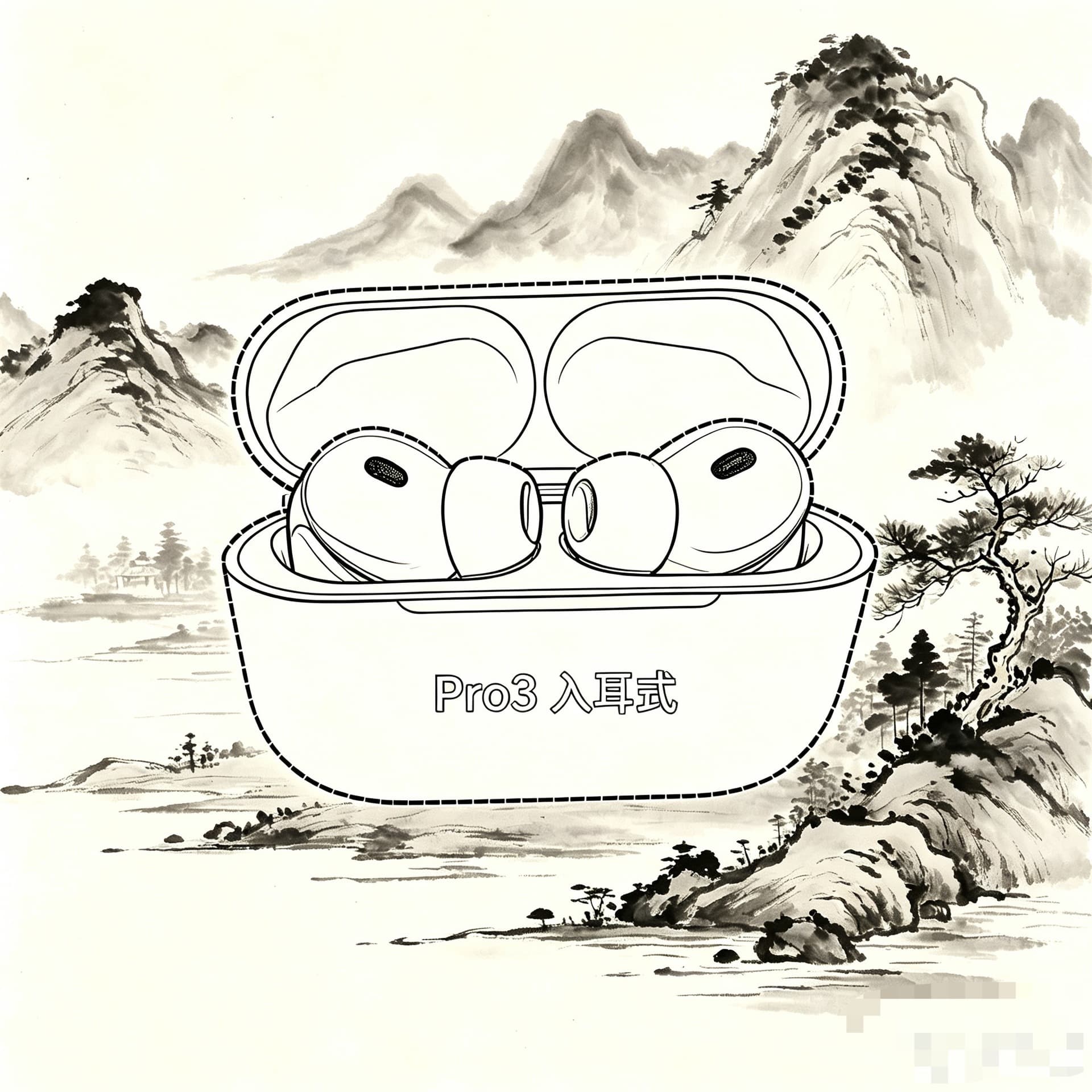 Huaqiangbei Airpods Pro 3 Dual Ear Bluetooth Headphones PRO2 Four Five Six Seven Eight Jerry Noise Cancelling Headphones