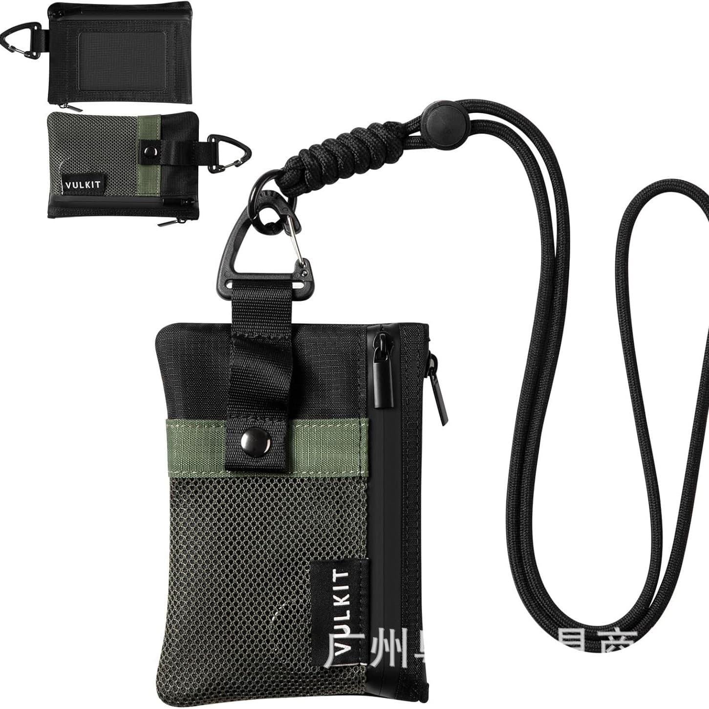 New Outdoor Coin Purse RFID Anti-Theft Brush-Proof Bag Multi-Functional Bank ID Bag Waterproof Neck-Hanging Key Bag