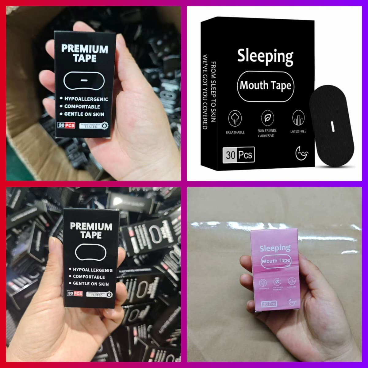 Breathing closed mouth sleeping patch, closed mouth patch for children to sleep, anti-open mouth 30 patches, breathing closed mouth patch, closed mouth correction during sleep