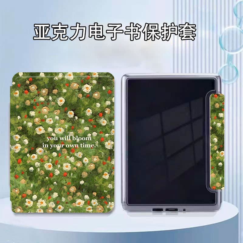 Fits Amazon Kindle case for KPW6 acrylic hard shell 2024 Youth Edition magnetic, supports KPW1/2/3 dropshipping