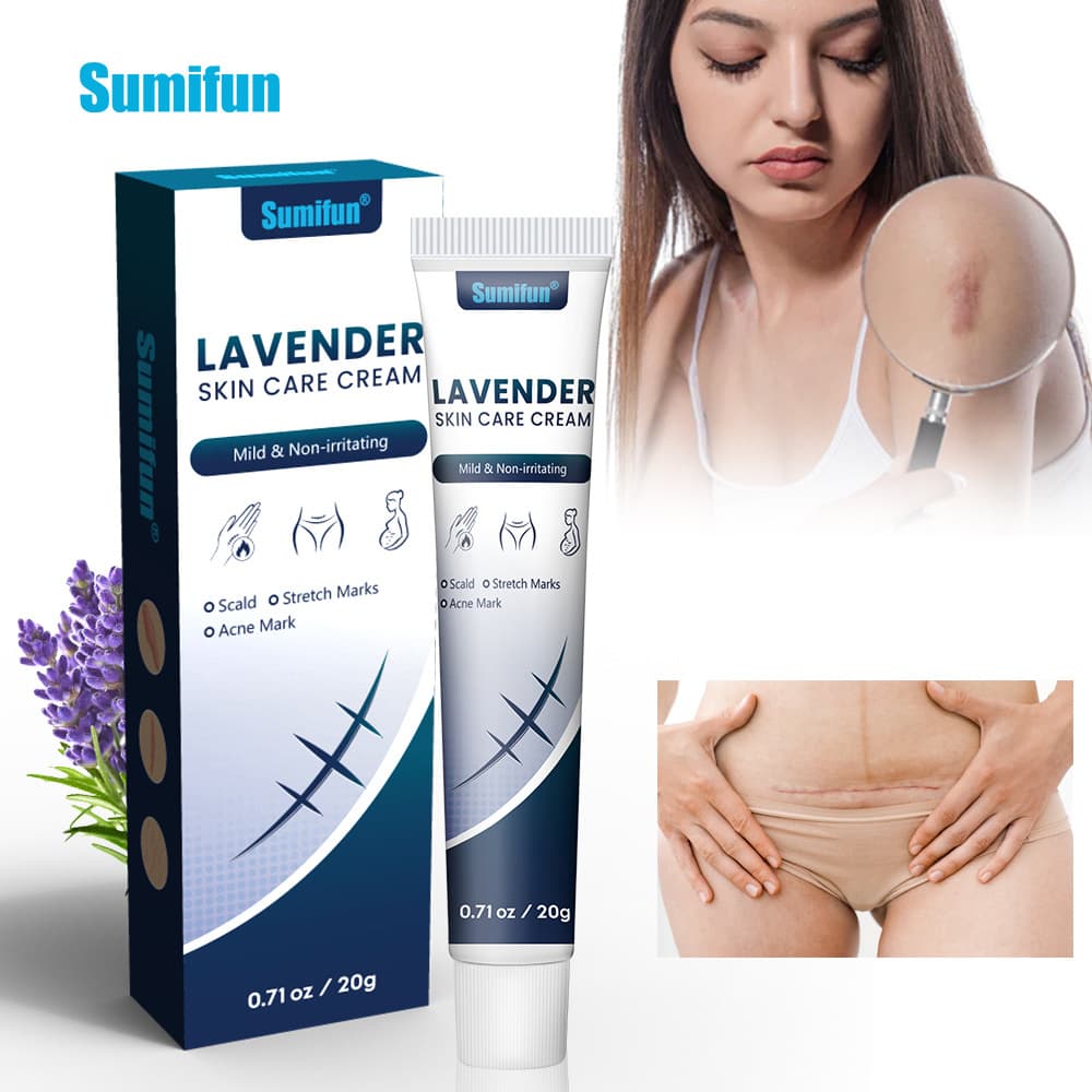 Sumifun Cross-border Plaster Lavender Scar Repair Cream, Care Cream for Scar Hyperplasia Care Gel K10202