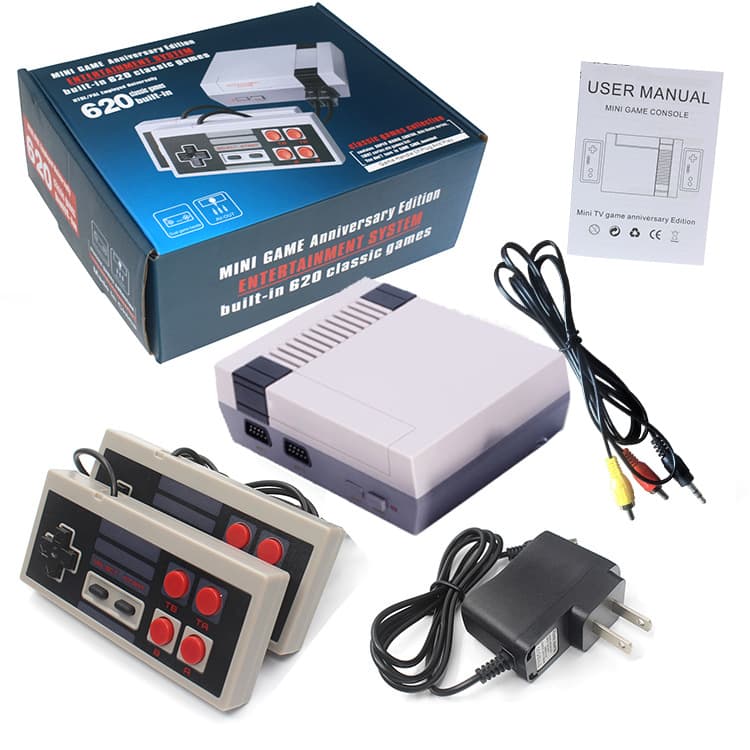 Nes620 One-piece Home Game Console Vintage 8-bit TV Games Double Player Children's Classic Retro Video Game Console
