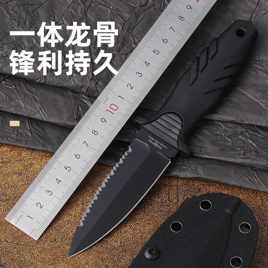 Amazon Hunting Machete Field Emergency Knife K-Sheath Tactical Knife Bear Grylls Wilderness Survival Knife High Hardness Quick-Release Knife