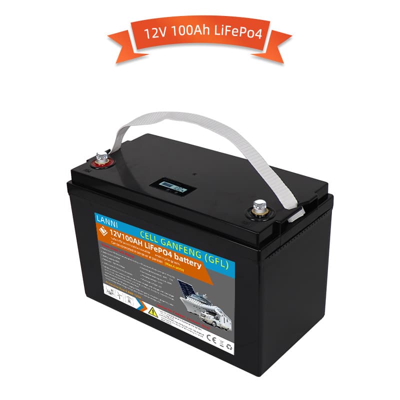 LiFePO4 12V Large Capacity 100Ah Battery Outdoor Power Supply