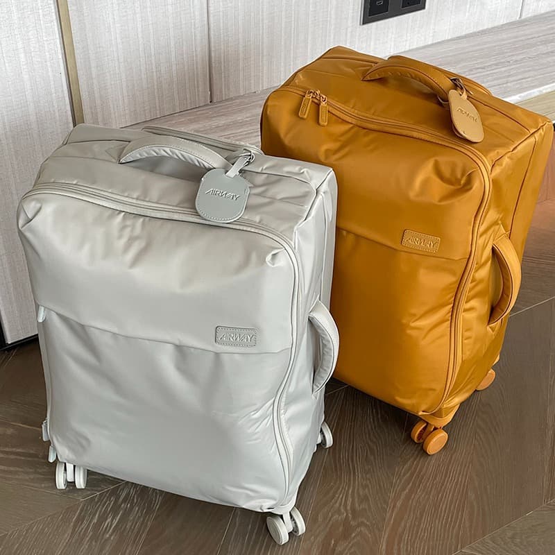 AIRWAY Export to Japan Ultra-Light Waterproof Oxford Fabric Travel Suitcase Carry-On Luggage with Universal Wheels Wholesale