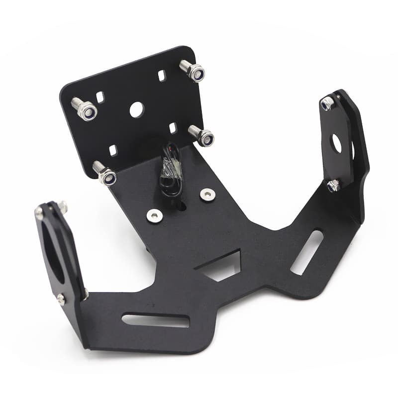 Compatible with Yamaha MT-15 2017-2021 Modified Rear Tail Bracket with Light License Plate Frame